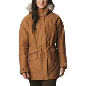 Columbia Carson Pass Waterproof Insulated Interchange 3-in-1 Jacket Brown Large